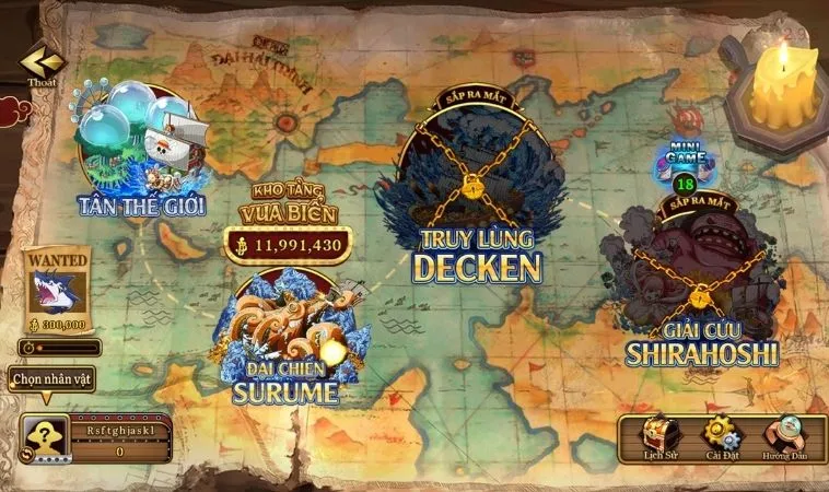 Hướng Dẫn Cách Chơi Bắn Cá Đại Hải Trình Tại JBO Từ A Đến Z 2 Bản đồ trong game Bắn Cá Đại Hải Trình tại JBO