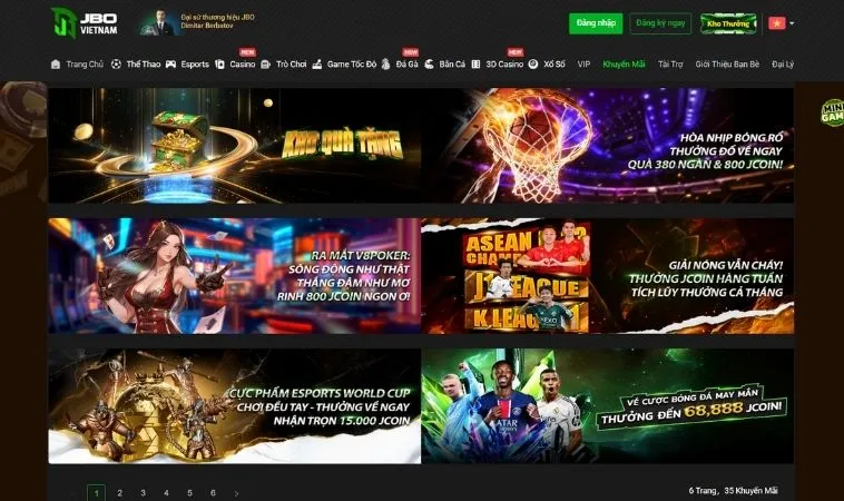 Các chương trình Khuyến Mãi Tại JBO hấp dẫn tặng người chơi
