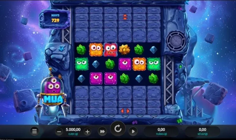 Giao diện chơi Nổ Hũ Vũ Trụ tại JBO