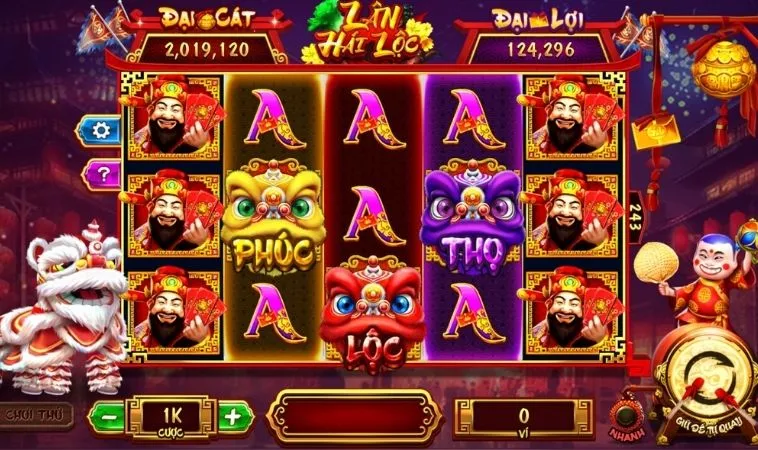 Bí Kíp Chơi Nổ Hũ Lân Hái Lộc Tại JBO Thắng Jackpot Siêu Dễ 2 Các biểu tượng trong game Nổ Hũ Lân Hái Lộc Tại JBO