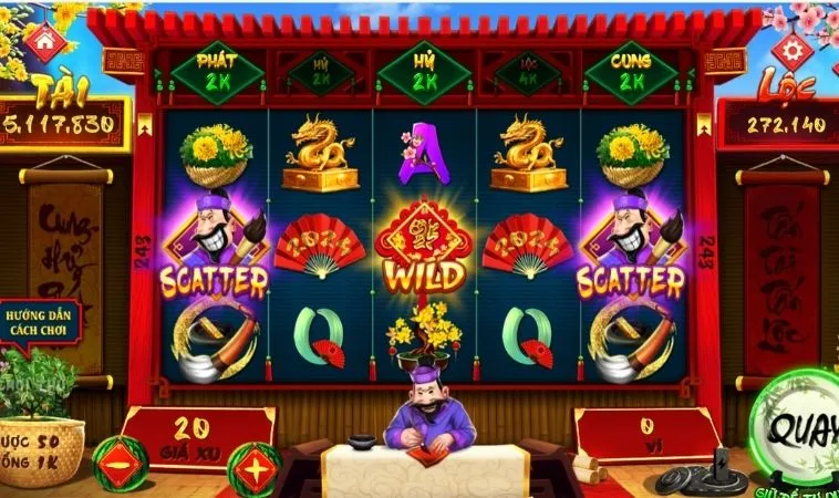 Các biểu tượng trong game nổ hũ Ông Đồ tại JBO