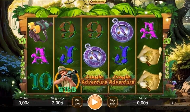 Săn Thưởng Lớn Cùng Nổ Hũ Rừng Xanh JBO Khám Phá Bí Mật 2 Giao diện chơi Nổ Hũ Rừng Xanh JBO